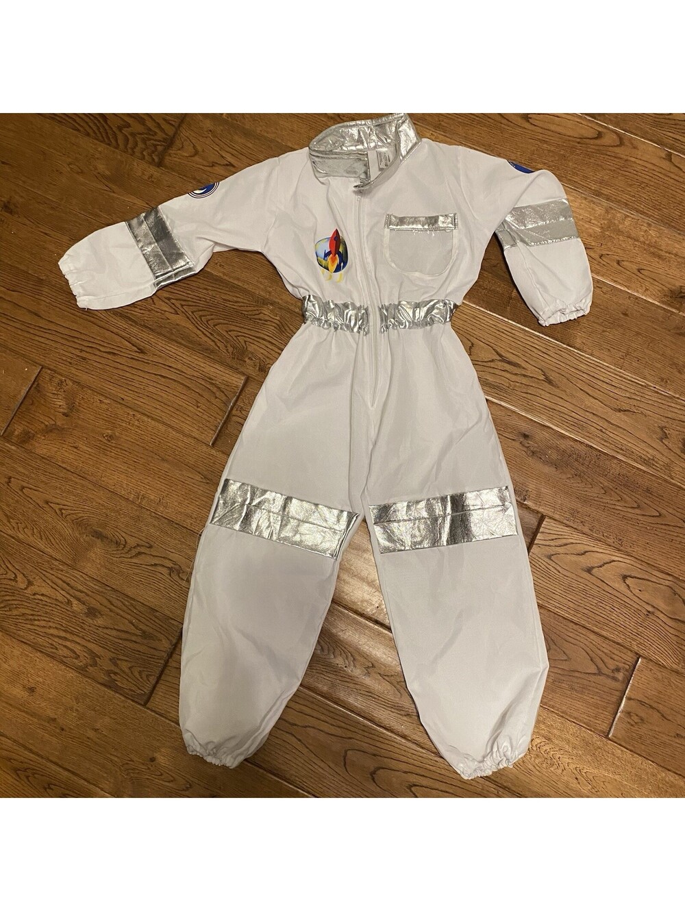 Kids Astronaut Costume Melissa And Doug White Space Patches Halloween Dress up M